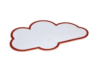 Workshopkaarten MAUL wolk 27x43cm wit 20 stuks - 2