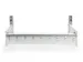 DIN-raildrager 4U 178x483x223mm verzinkt incl. hoge hoedrail verstelb.