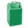 Afvalverzamelaar Vuurremmend 45 Liter 640X330X310Mm Groen