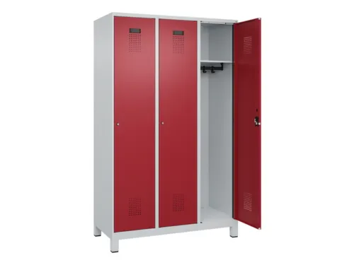 locker,HxBxD 1950x1200x500mm,3vak,vak B 400mm,cil.-slot,voeten
