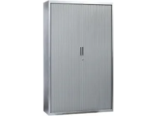 Claudius Plus roldeurkast 145x120x45cm aluminium (Ral9006) - 2