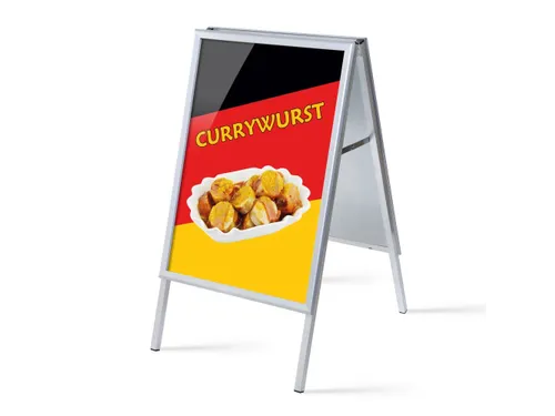 Stoepbord A1 complete set met print "Curryworst"