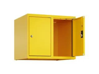 opzetkast,v. locker,2vak.,vak B 300mm,HxBxD 500x600x500mm,cilinderslot - 1