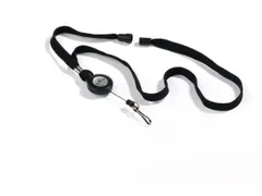 Textielkoord Zwart Met Afrolmechanisme