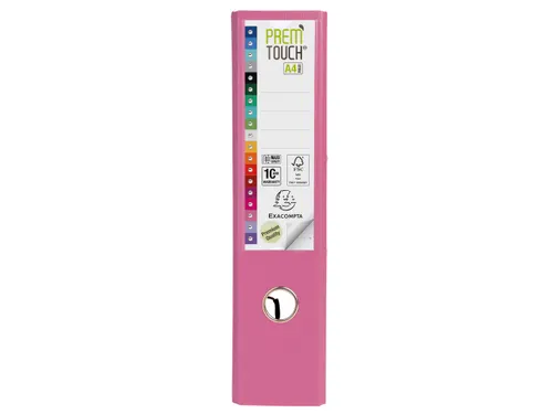 Ordner PP Prem'Touch A4maxi 80mm roze