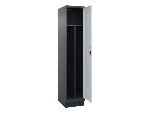 locker voor scheiding van kleding,HxBxD 1950x400x500mm,1vak