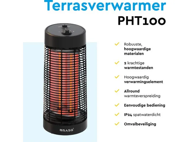 Chauffage terrase électrique modèle de table PHT100