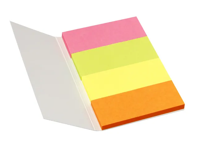 Marque-pages Info Page Markers pPpier brillant 20x50mm 4 couleurs