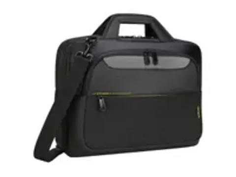 OUTLET Citygear 12-14 Inch topload Laptoptas Zwart Polyester