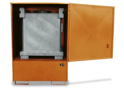 Depot Gevaarlijke Stoffen 1475x1490x1800mm V. 4x200l Vol. 450l Ral2000