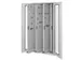 verticale kast,HxBxD 1950x1000x600mm,vensterdeur,RAL5010