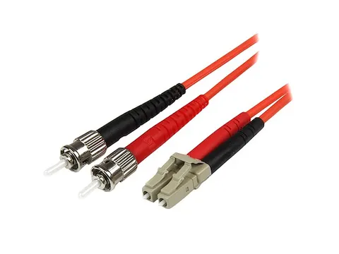 Multimode 50/125 duplex glasvezelpatchkabel LC ST 1 Meter