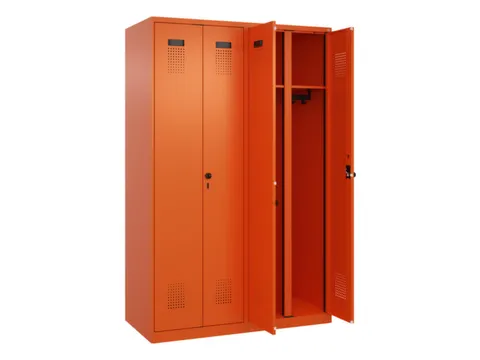 locker voor scheiding van kleding,HxBxD 1850x1200x500mm,4vak