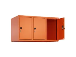 opzetkast,v. locker,3vak.,vak B 300mm,HxBxD 500x900x500mm,draaigrendel
