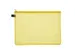 etui A4 PVC-vrij geel transparant met ritssluiting