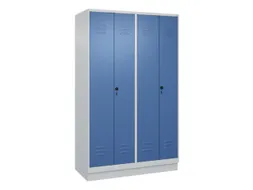 PBM-locker,HxBxD 1950x1200x500mm,4vak,vak B 300mm,draaigrendel