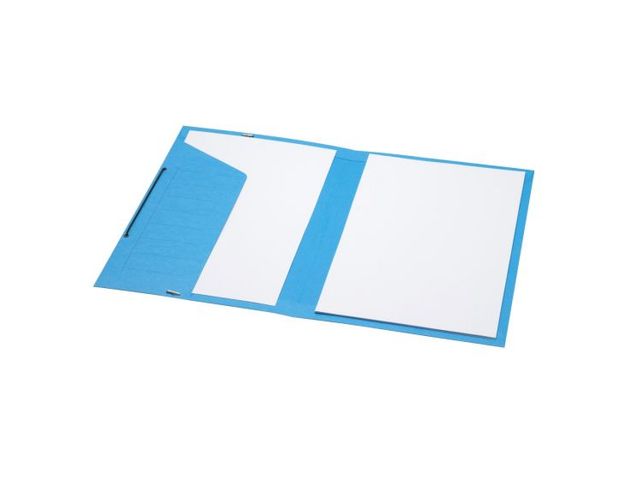 Elastomap Jalema Secolor folio blauw karton | Elastomappen.nl