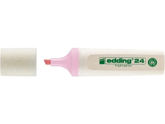 Markeerstift edding 24 EcoLine pastel roze