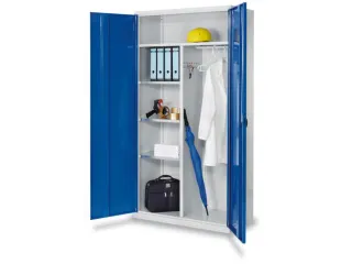 dossier-/kledingkast,HxBxD 1950x1000x500mm,kleur deuren RAL5010 - 1