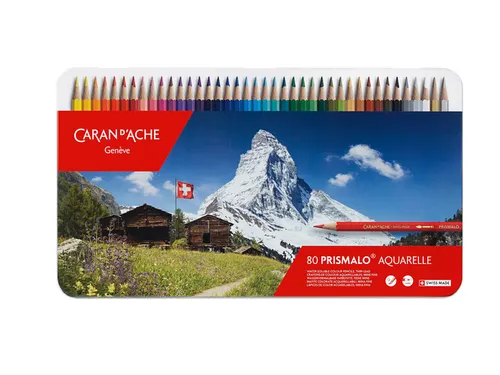Kleurpotloden Caran d'Ache Prismalo 80 stuks assorti