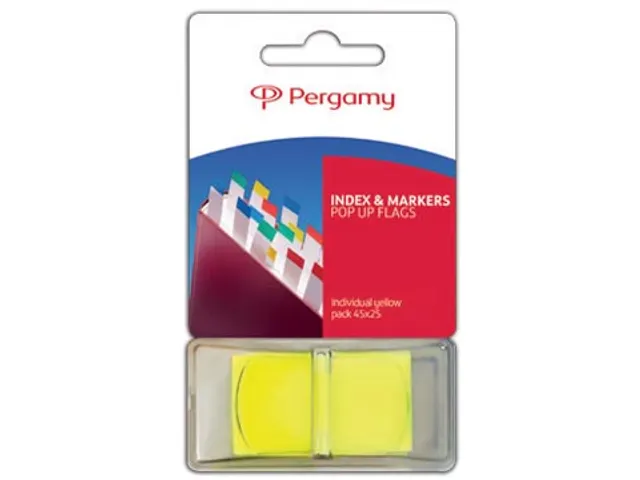Index 43x25mm Jaune