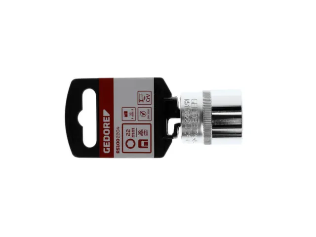R51002204 Dopsleutelbit 3/8 inch zeskant 22mm lengte 32mm