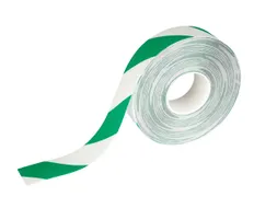 Vloermarkeringstape DURALINE 50mmx30m groen-wit