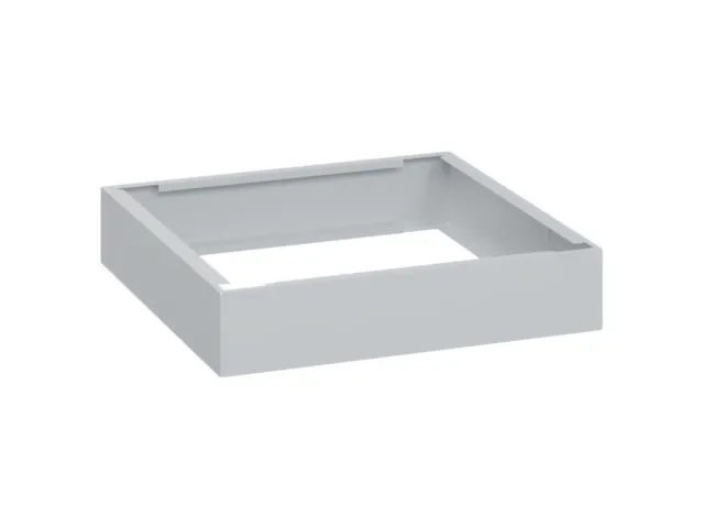 sokkel,HxBxD 100x500x500mm,kunststof,RAL7035,meerprijs