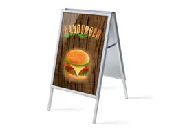 Stoepbord A1 complete set met print "Hamburger"