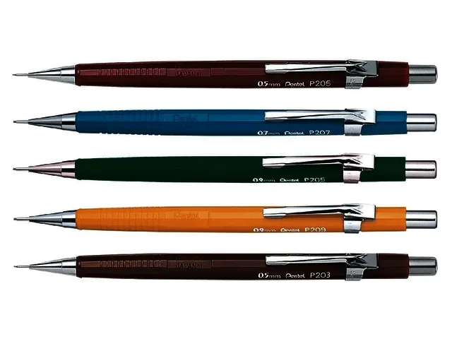 Vulpotlood pentel P205 0.5mm groen