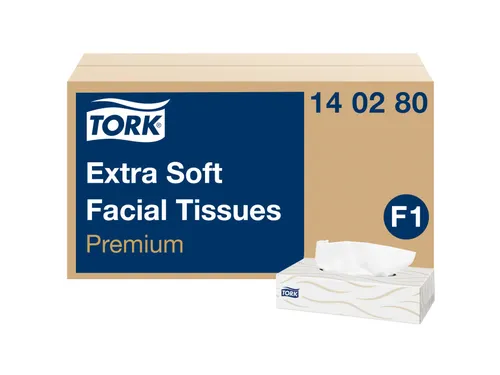 Tork 140280 F1 Extra Zachte Facial Tissues Premium 2-laags 30x100st