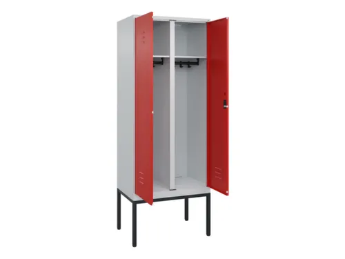 locker voor scheiding van kleding,HxBxD 2120x800x500mm,2vak