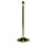 Afzetpaal Securit 100cm met voet goudkleurig