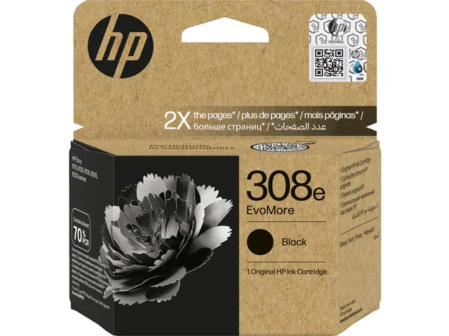 HP 308E EvoMore originele inktcartridge zwart 7FP22UE
