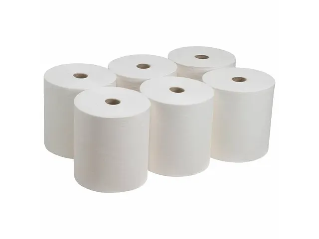 handdoekrol 6238 Ultra Airflex 2-laags wit 180mx19.8cm 6 stuks