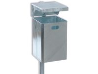 Afvalbak staalplaat overkapping 40 Liter 420x300x300mm betonneren