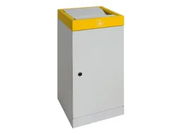afvalbak,niet-brandbaar,70l,HxBxD 850x400x300mm,binnenbak staal