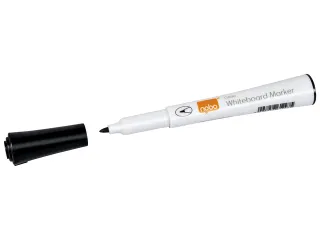 Viltstift Nobo whiteboard Glide fijn zwart 1mm 4st - 3