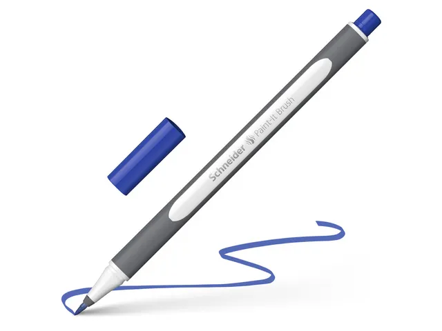 Brushpen Schneider Paint-It 070 blauw