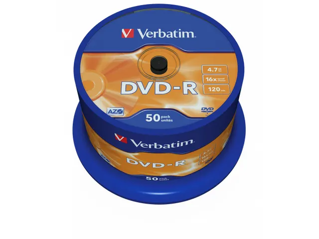 DVD-R 4.7Go 16x 50 pièces