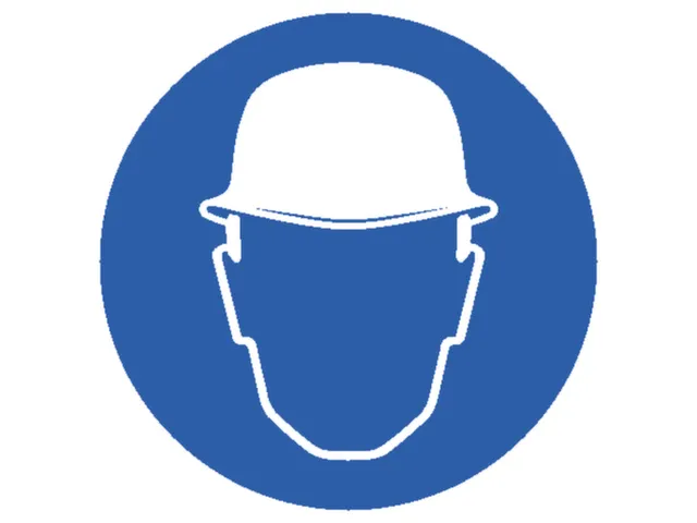 Support D'avertissement Utiliser Une Protection De La Tête Pliable