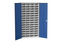 post-/sorteerkast 2000x1050x350mm 4x15vakken RAL7035+RAL5010