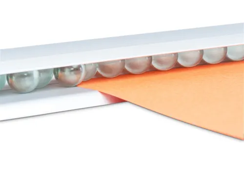 Wandklemlijst MAULballfix Aluminium lengte 50,6 cm