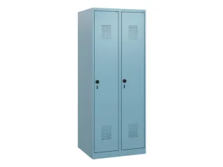 schoollocker,HxBxD 1530x600x500mm,2vak,vak B 300mm,draaigrendel - 2