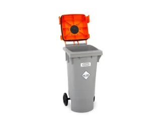 Verzamelbak,V. Spuitbussen,Kunststof,Grijs/Oranje,120L - 2