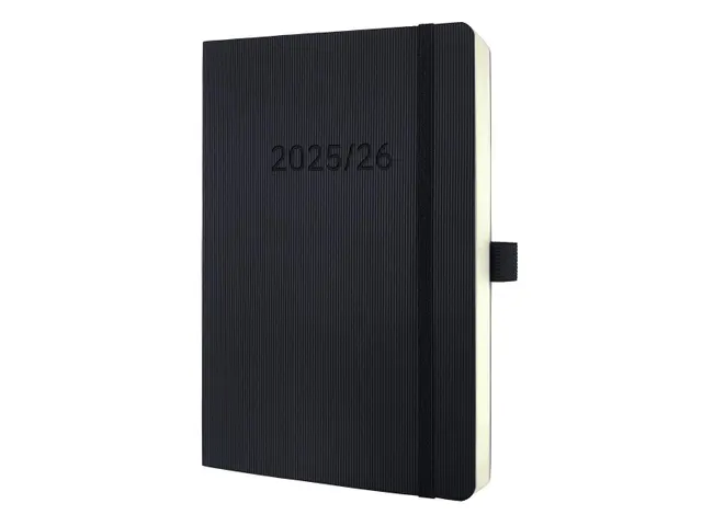 Weekagenda Conceptum A5 25/26 18maands (NL/FR/EN/DU) zwart Softcover