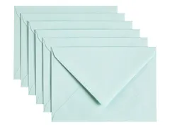 Envelop Papicolor C6 114x162mm Zeegroen Gegomd