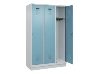 locker,HxBxD 1950x1200x500mm,3vak,vak B 400mm,cil.-slot,sokkel - 2