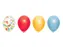 Ballonnen Haza Over The Rainbow 30cm 6 stuks assorti