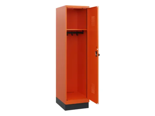 schoollocker,HxBxD 1630x400x500mm,1vak,vak B 400mm,draaigrendel,sokkel